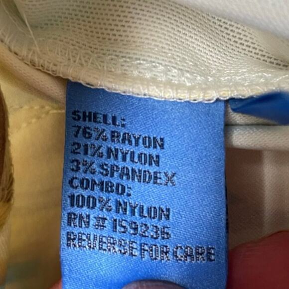 J. McLaughlin Womens Cropped Flat Front Printed Pants Size 6 Pull On Stretch - Picture 5 of 5